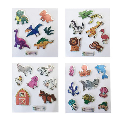 Animal Metallic Shiny Sticker Sheet