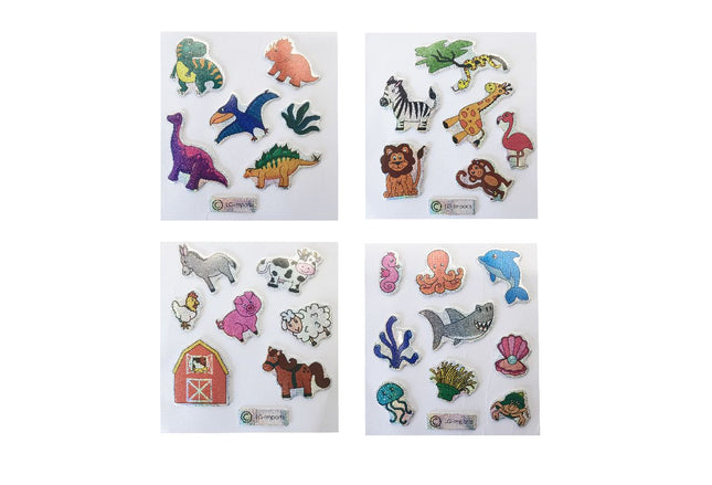 Animal Metallic Shiny Sticker Sheet