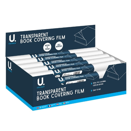 Transparent 40cm x 70cm Book Covering Film (Roll)