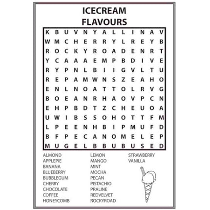 A4 Mega Large Print Modern Word Search Book