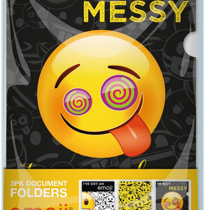 3 Emoji Document Folders