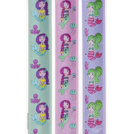 6 Mermaid Slap Bracelets