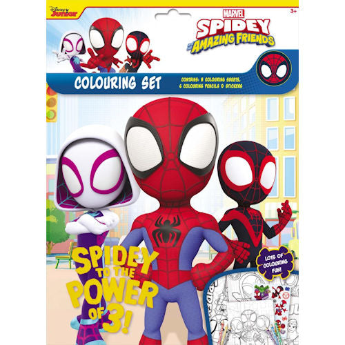 Spidey & Friends Colouring Set