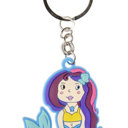 6 Mermaid Keychains