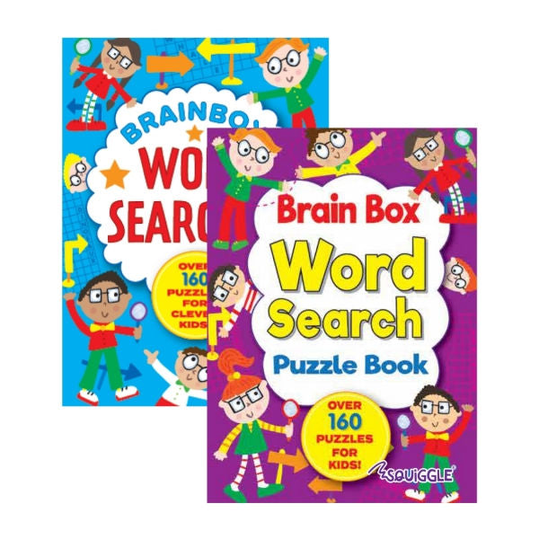 A6 Brain Box Word Search Book