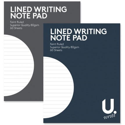 60 Sheet Lined Writing Pad