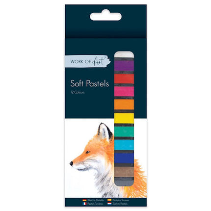 12 Premium Soft Pastels