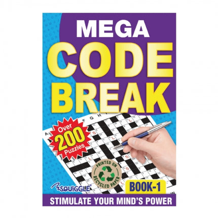 Mega A5 Code Break Puzzle Book