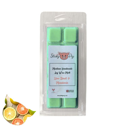 50g Wax Melt Clam - Lime Basil & Mandarin