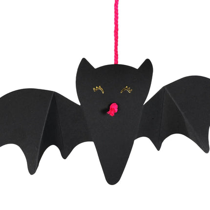 6 Hanging Bats DIY Decoration