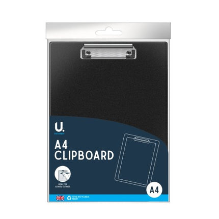 A4 Black Clipboard & Cover