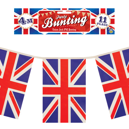 Union Jack 4m Flag Bunting