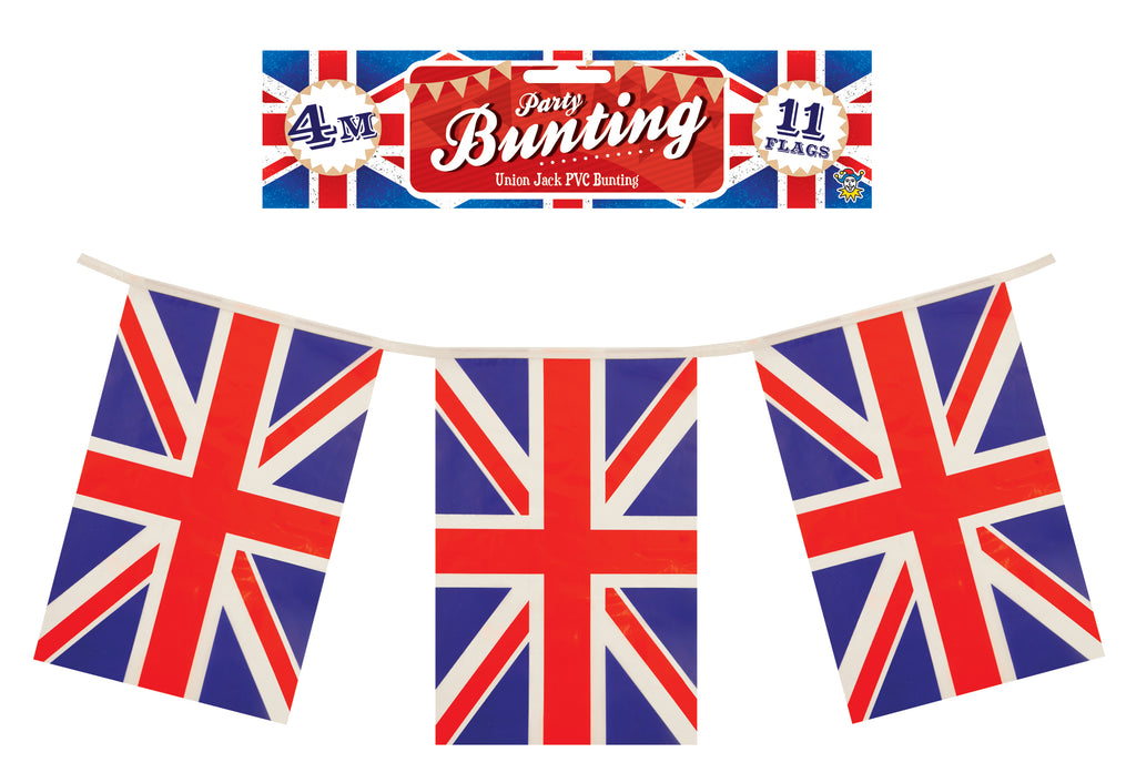 Union Jack 4m Flag Bunting