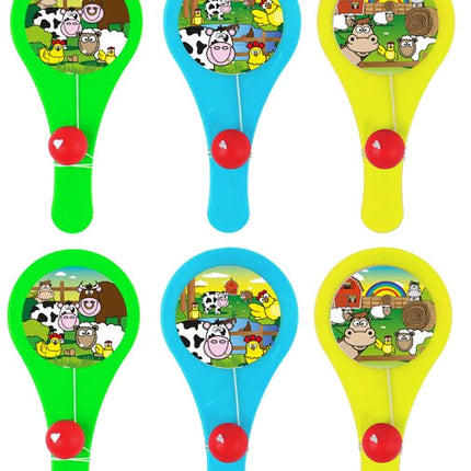 6 Farm Plastic Paddle Bats