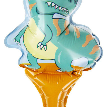 6 Dinosaur Self-Inflating Handheld Balloons
