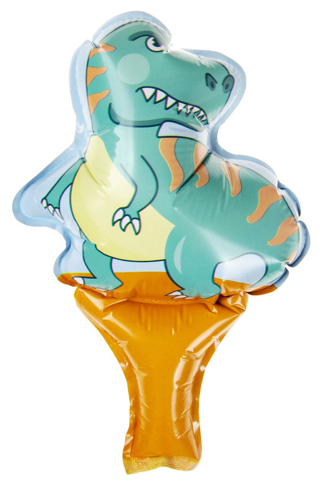 6 Dinosaur Self-Inflating Handheld Balloons