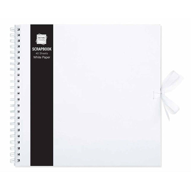 40 Sheet Large White Scrap Book