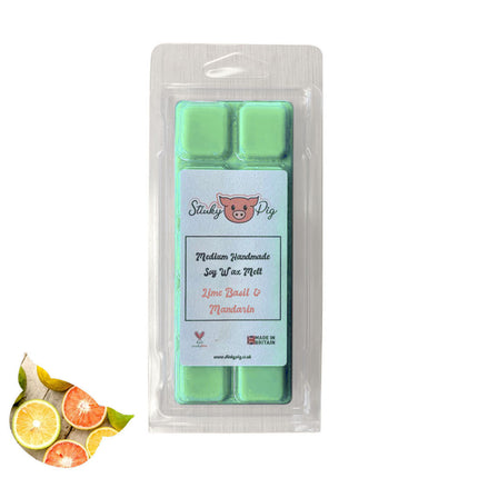50g Wax Melt Clam - Lime Basil & Mandarin