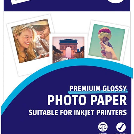20 Glossy A4 Photo Paper Sheets