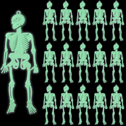 16 Glow In The Dark Skeletons