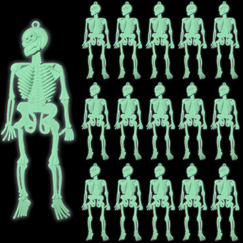 16 Glow In The Dark Skeletons