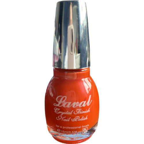 Crystal Finish Nail Polish - Ultra Orange