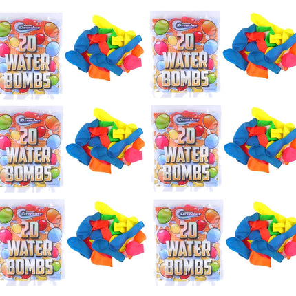 120 Water Balloons (6 Packets Of 20)