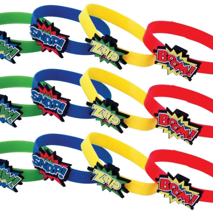 12 Super Hero Bracelets