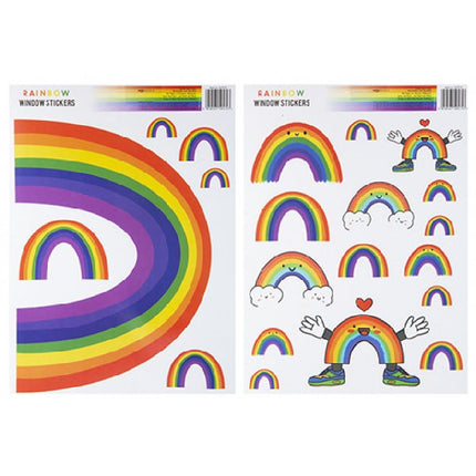 Rainbow Pride Window Stickers
