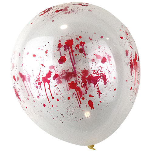 5 Halloween Blood Effect Balloons