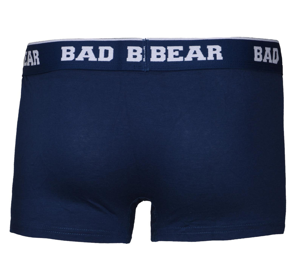 XX-Large Bad Bear Navy Blue Boxer Shorts (3 Pack)