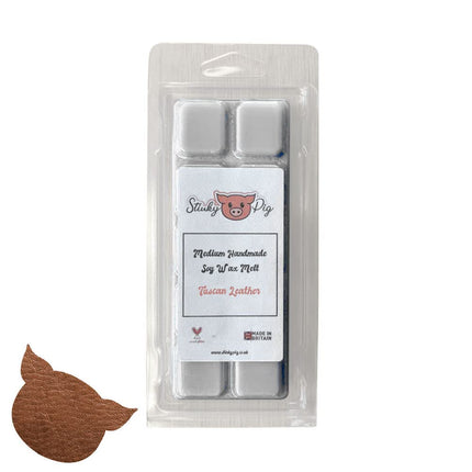 50g Wax Melt Clam - Tuscan Leather