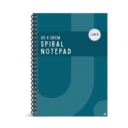 Spiral 20cm x 28cm Colour Notebook