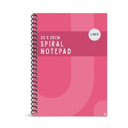 Spiral 20cm x 28cm Colour Notebook