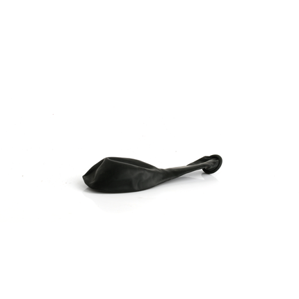 100 Pearlised Black 7" Latex Balloons