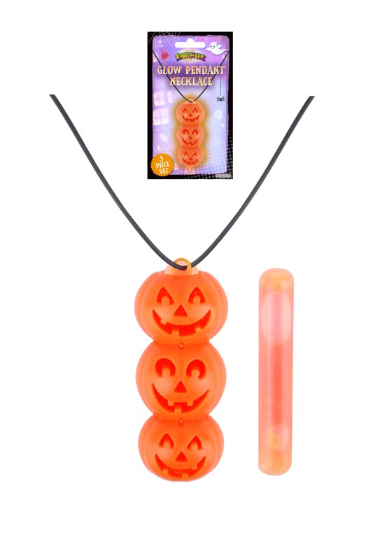 Pumpkin Glow Stick Neck Pendant
