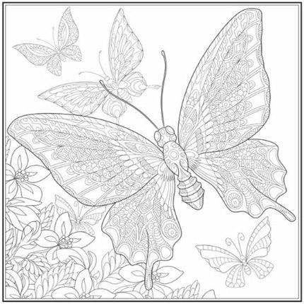 Peace Love Advanced Colouring Book
