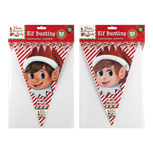 Christmas Elf Design Triangular Bunting