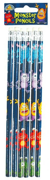 6 Monster Pencils