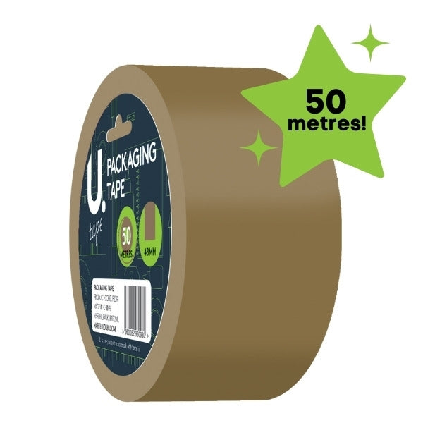 Jumbo 50m Brown Packaging Tape