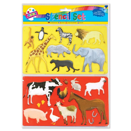 2 Kids Fun Stencils (Pack) (Assorted)