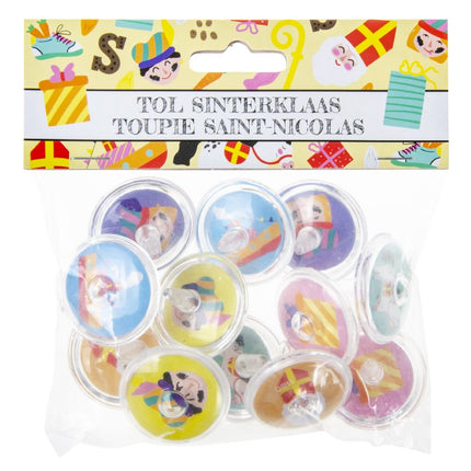 12 Sinterklass Spinning Tops (Bag)