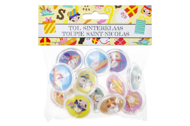 12 Sinterklass Spinning Tops (Bag)