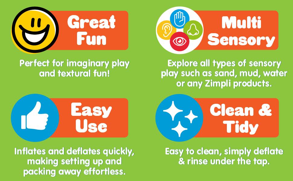 Inflatable Gelli Baff & Slime Play Tray