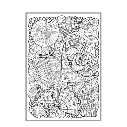 A4 Animals/Underwater Colouring Book