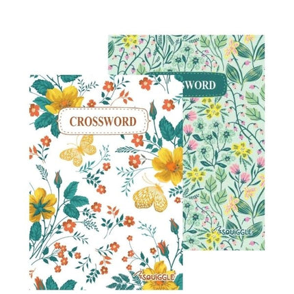 Pocket Sized Floral Crossword Book