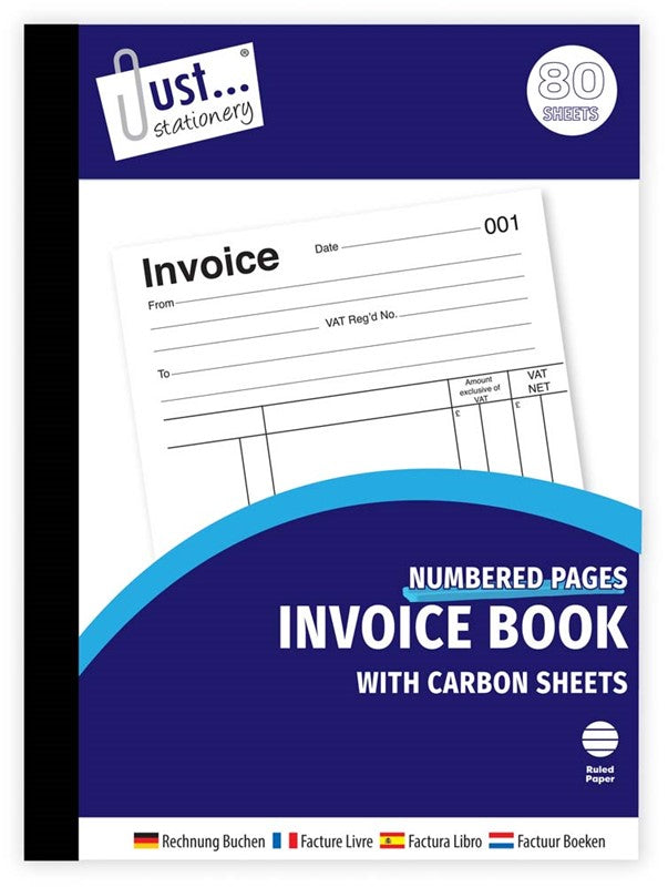 1-80 Invoice Book & Carbon Sheet