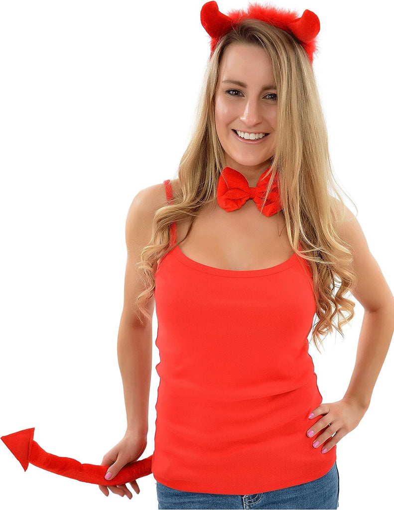 Red Devil Horn Costume Set