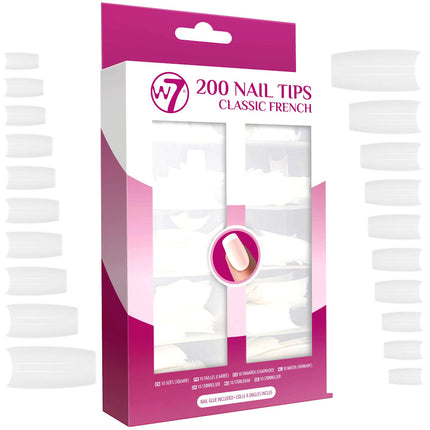200 Acrylic Tips - French