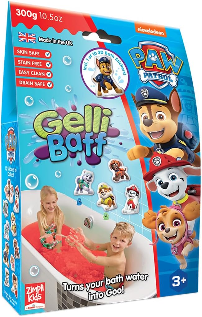 Red Paw Patrol Gelli Baff & 3D Sticker